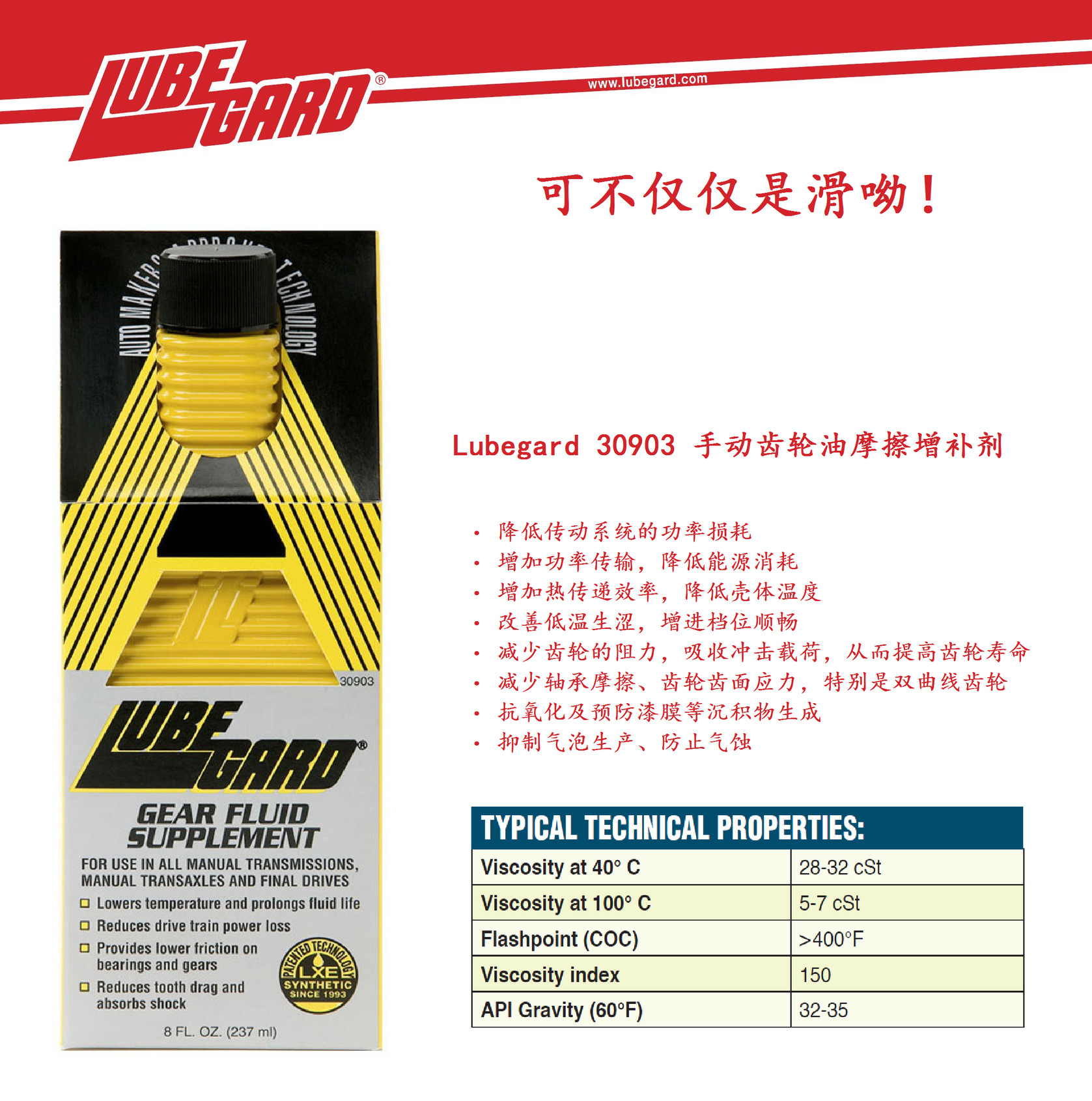 美国路博加手动档添加剂入档顺滑