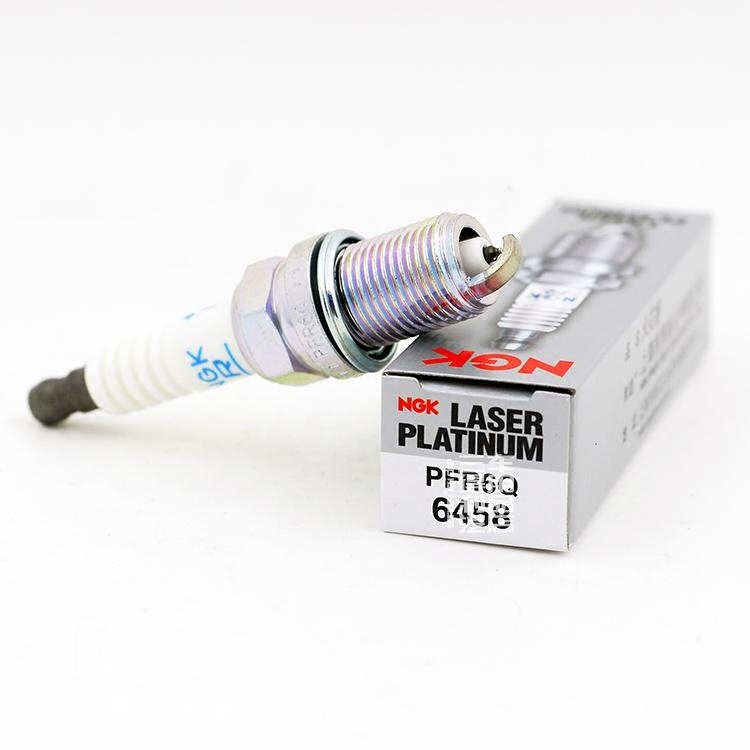 进口NGK双铂金火花塞PFR6Q 6458适用于大众EA113/荣威750550 1.8T