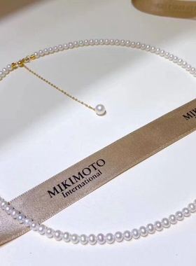 轻奢天然淡水可调节珍珠项链