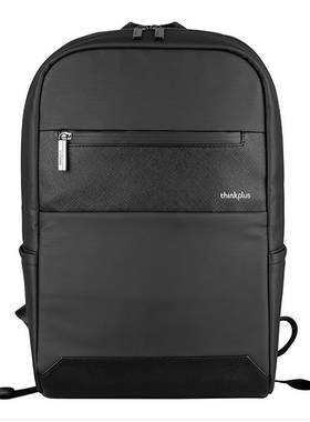 联想Thinkplus笔记本电脑包双肩包商务时尚14/15.6寸男女防水黑色