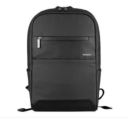 联想Thinkplus笔记本电脑包双肩包商务时尚14/15.6寸男女防水黑色
