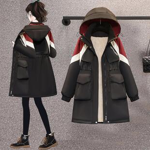大码胖MM棉服女2024年新款冬季加厚宽松洋气减龄时尚棉衣冬装外套