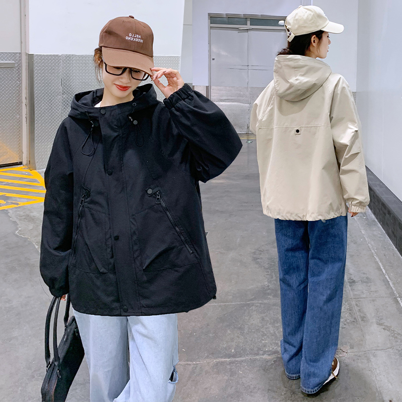 胖MM大码女装2025年春秋新款风衣