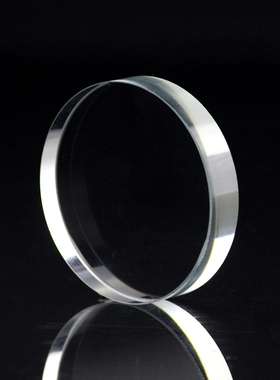 人造水晶圆柱摆件可定做刻字底座