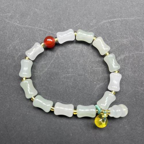 竹节手串节节高升，无酸洗无注胶