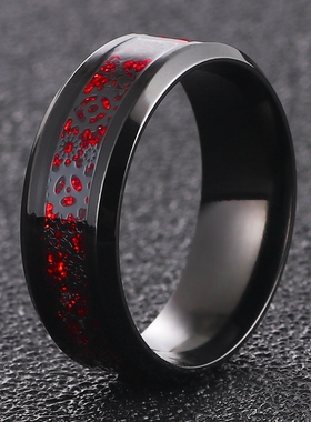 热销新款钛钢戒指男 个性齿轮年轮时尚首饰情侣对戒不锈钢饰品