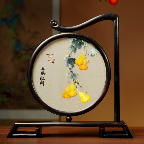 集品堂非遗苏绣双面绣摆件