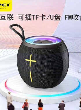 新款12W大功率可插卡蓝牙小音箱