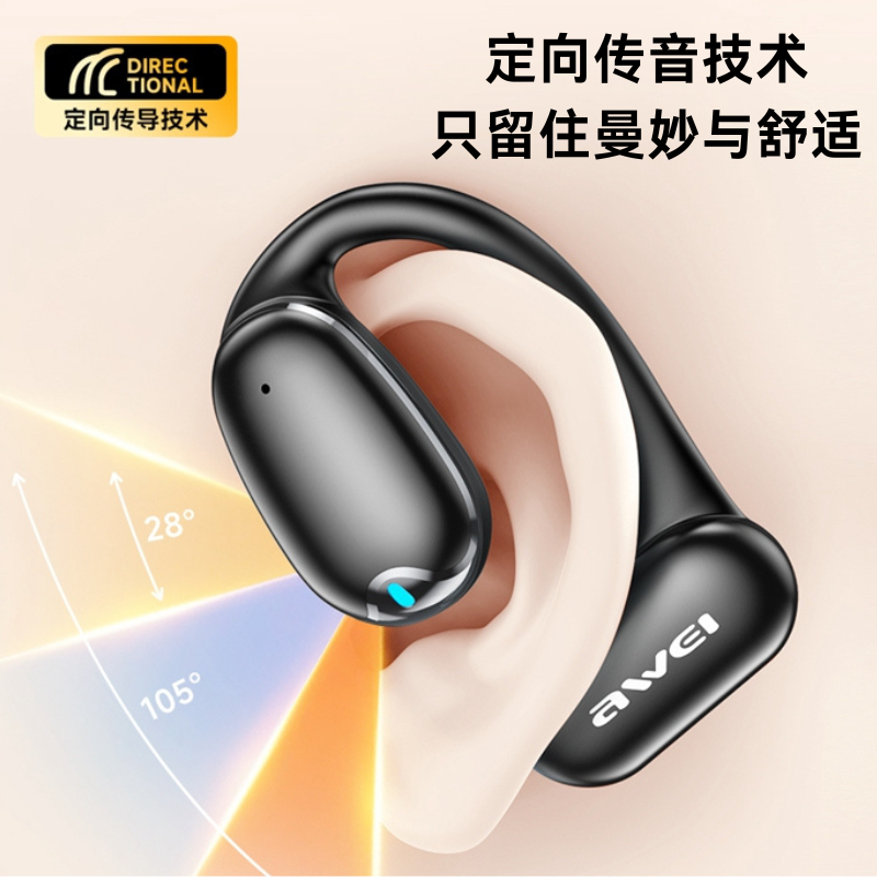 带麦秆用维开放式无线蓝牙耳机