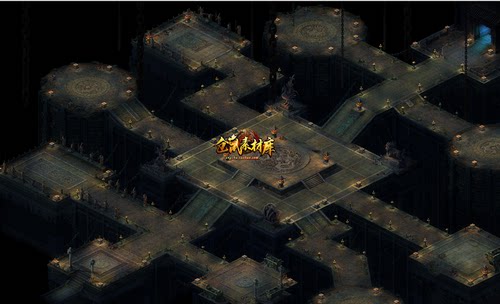 传奇地图 鬼吹灯系列 秦始皇陵 高清地砖 无缝完边 素材DT334
