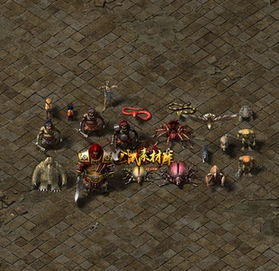 传奇比齐新村 怪物素材 新手出生地  高清 PNG格式序列帧  GW101