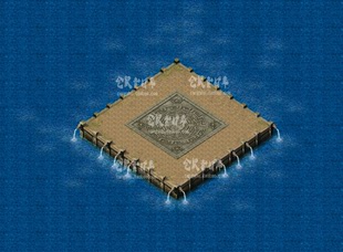 传奇地图素材 出生地副本 高清动态 独立地砖地图 无缝封边Y1315