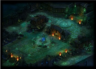 传奇动态地图素材 鬼吹灯神殿 动态独立真地砖 完整封边 dt282