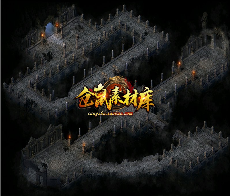 传奇地图素材 阿修罗界套图 高清独立地砖 完整封边  dt213