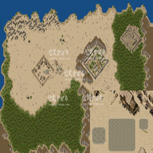 传奇地图素材  盟重土城 大陆 改造地砖 多种格式 无缝封边 DT781