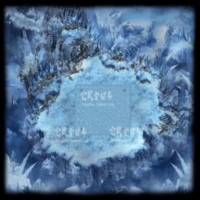 传奇地图素材 冰雪大陆 高清 独立地砖 无缝封边 DT776