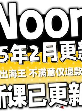 NOON教程 NOON新手选品运营广告 中东电商平台NOON学习课程
