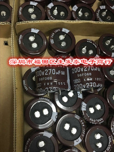铝电解电容200V270UF/200V 30X20日本nippon黑金刚原装现货