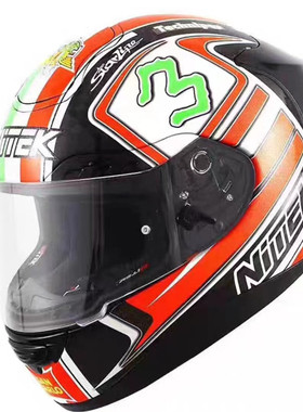 美国NITEK 摩托车头盔 碳纤维全盔轻量级舒适 四季男女 机车头盔