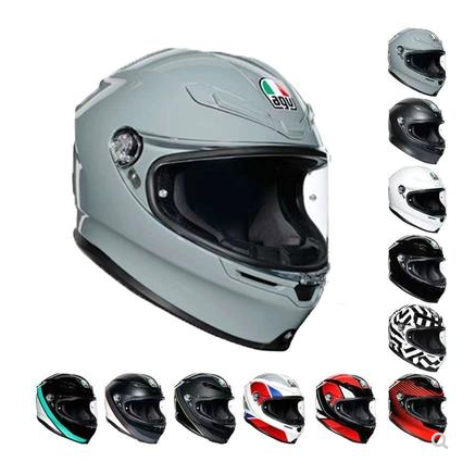 AGV K6 摩托车碳纤维头盔男四季机车赛车全盔防雾夏季赛道版跑盔