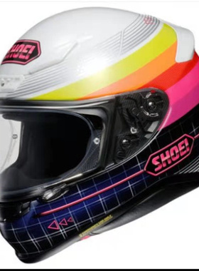 官方正品SHOEI摩托车头盔Z7彩虹全盔跑盔防雾盔体小重量轻男女款