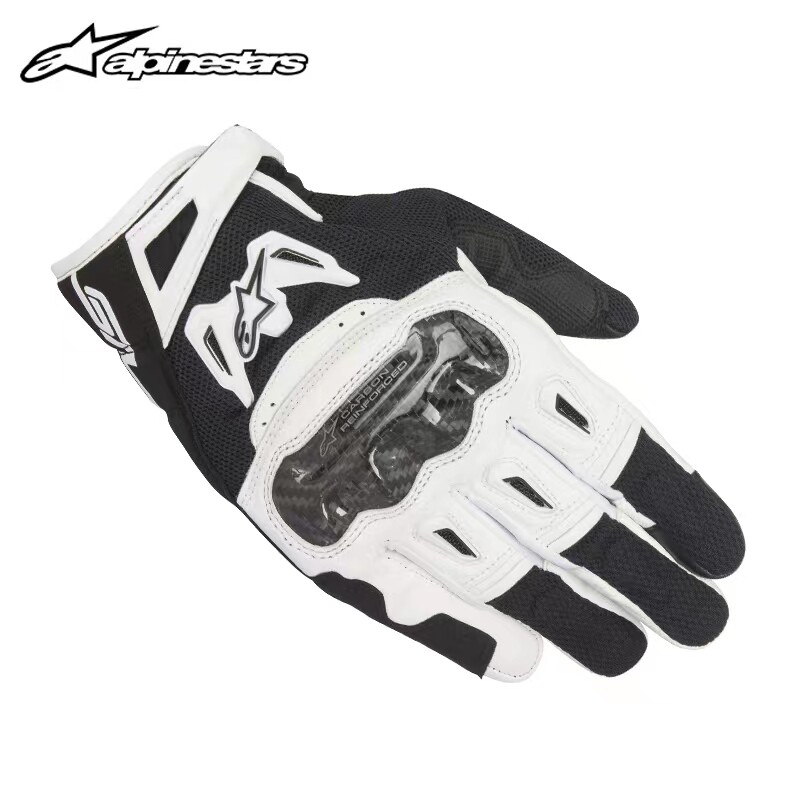 a星alpinestars摩托车手套夏季机车骑行碳纤维防摔手套男SMX-2 V2