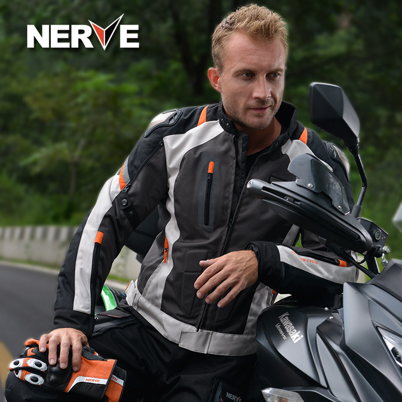 NERVE涅夫骑行服实体店赤道夏季骑行服摩托骑行夹克冬款夏款防摔
