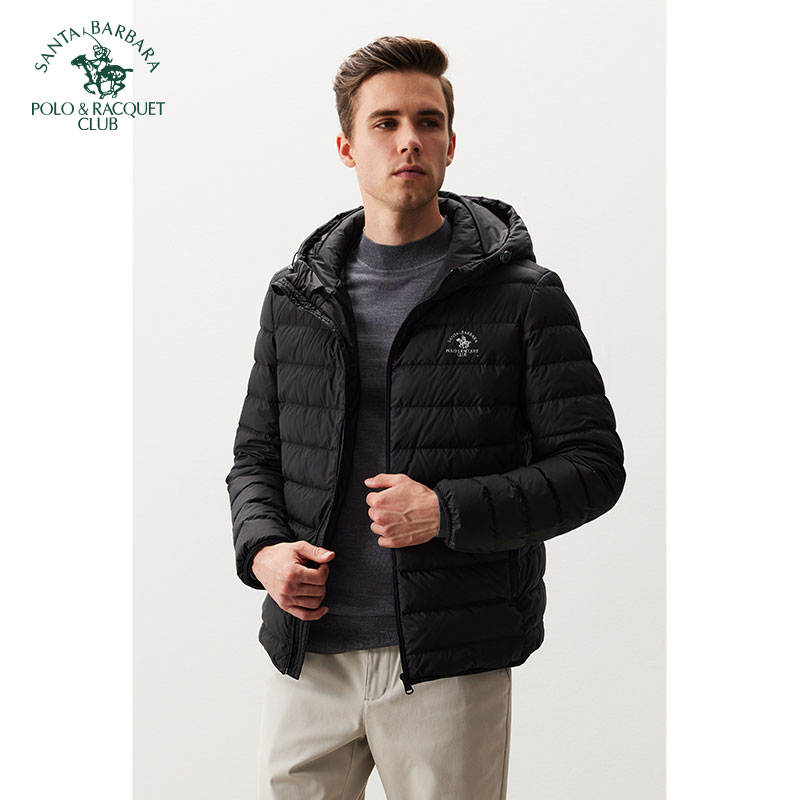 圣大保罗男装旗舰羽绒休闲连帽