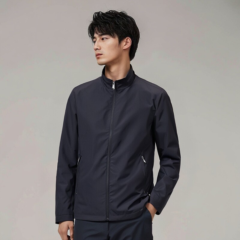 圣大保罗夹克外套男士春季款立领休闲商务高级感外套美式夹克男装,男装,夹克,淘宝优惠券,粉丝福利购,淘宝优惠卷