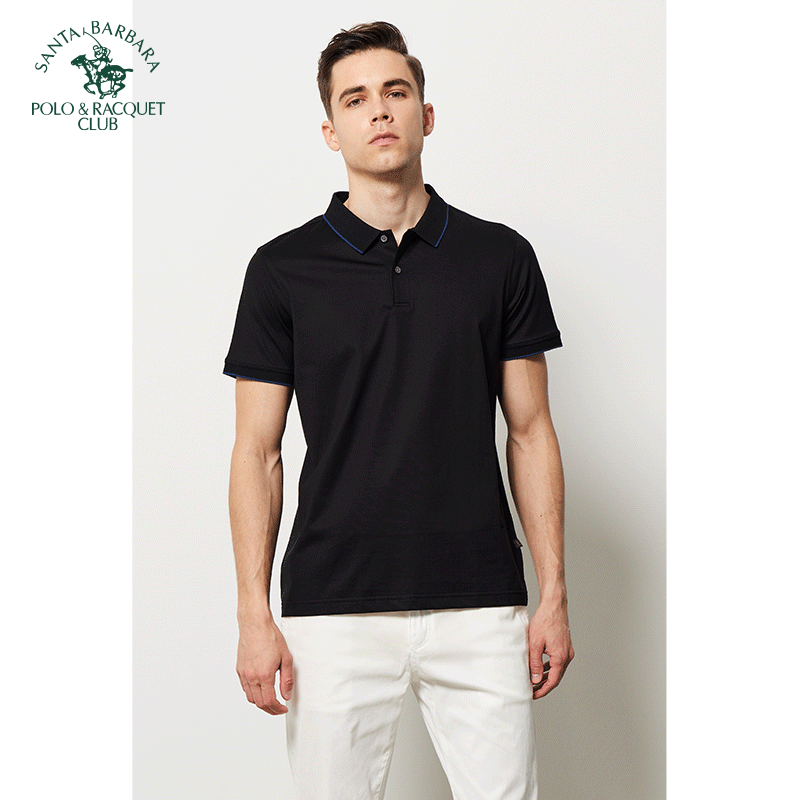 圣大保罗男士夏季商务短袖POLO衫