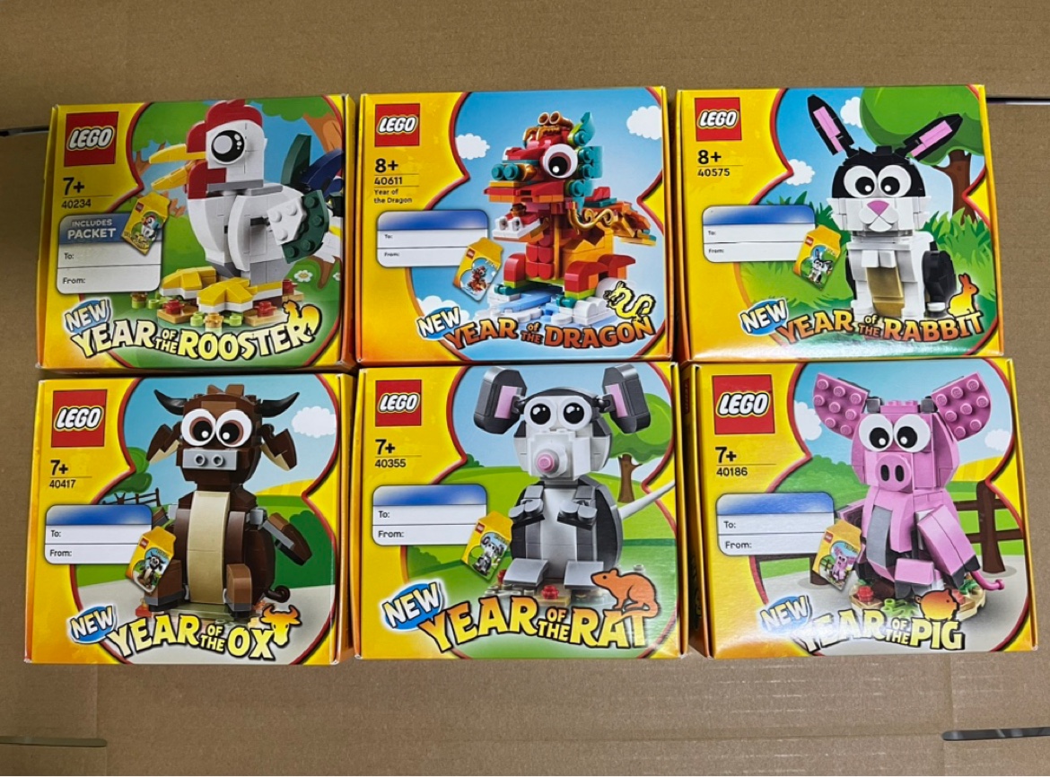 lego猪年猴年牛年乐高