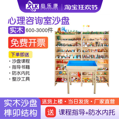 心理咨询室沙盘套装游戏模型全套