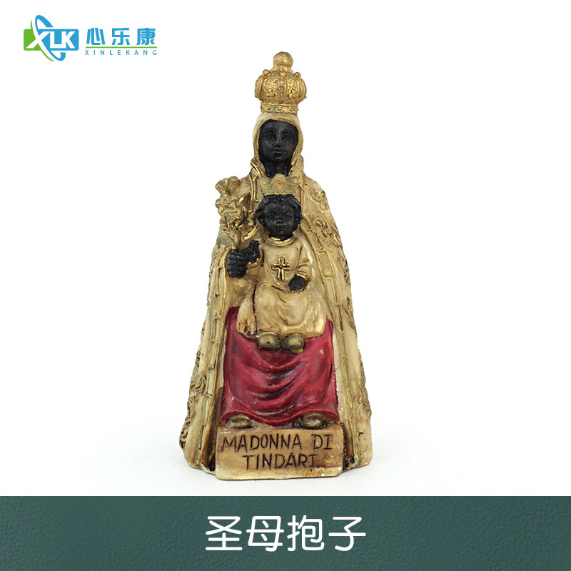 心理沙盘沙具套装沙游箱庭儿童玩具手办摆件人物类树脂圣母抱子