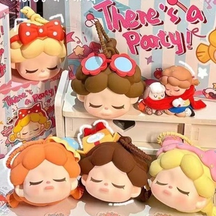 正版 现货Wendy有一个派对盲盒可爱挂饰挂件公仔耳机包女生日礼物
