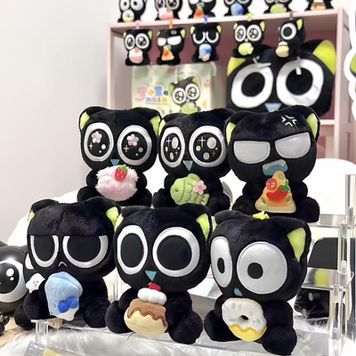 玩乐主义罗小黑战记毛绒挂件系列盲盒潮玩公仔包挂饰周边生日礼物
