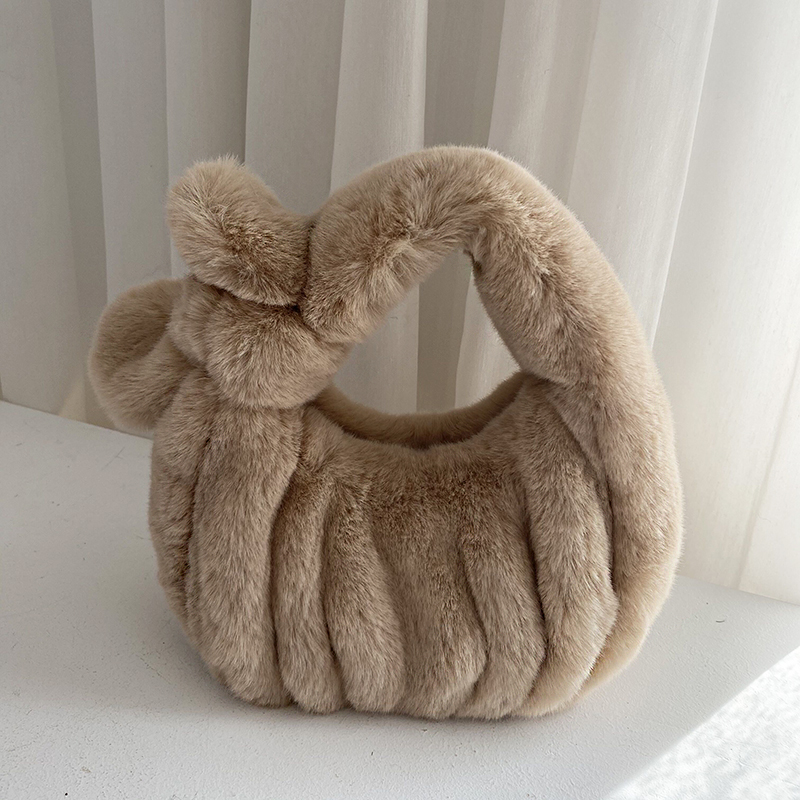 毛毛包不掉毛冬季手提包柔软