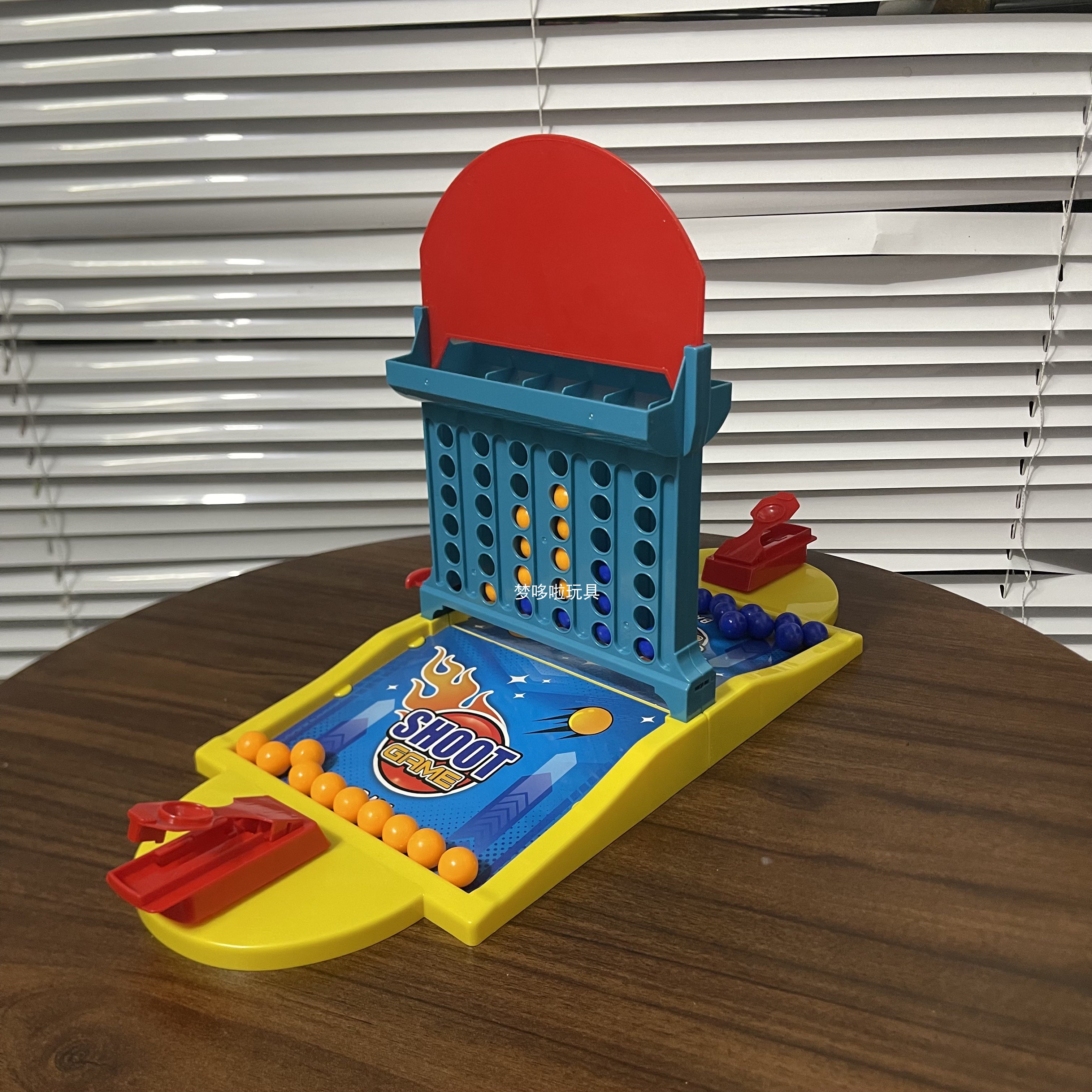 弹射四子棋专注力训练亲子互动对战多人聚会游戏儿童益智桌游玩具