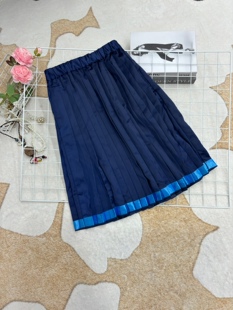 高腰显瘦气质款 女春秋款 半裙 日系复古百褶半身裙学院风格 高端时尚