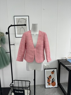 浅春系高级感时尚短款香风新款名媛外套气质春秋上衣小个子穿搭