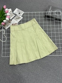 甜美系时尚 简约百搭休闲短裙 韩系复古气质显瘦高腰百褶半身裙女款