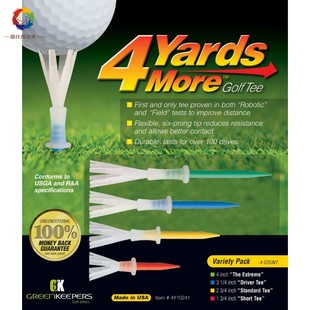 Yards 美国进口4 More Golf Tee高尔夫球TEE球托塑胶限位球座球钉