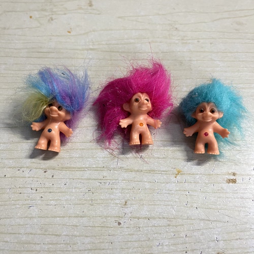 散货巨魔娃娃 troll dolls 稀有 收藏 丑娃 长发 复古 礼物 80 90