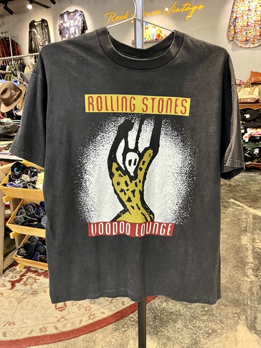 全新New Vintage风格水洗做旧滚石 rolling stones摇滚短袖T恤