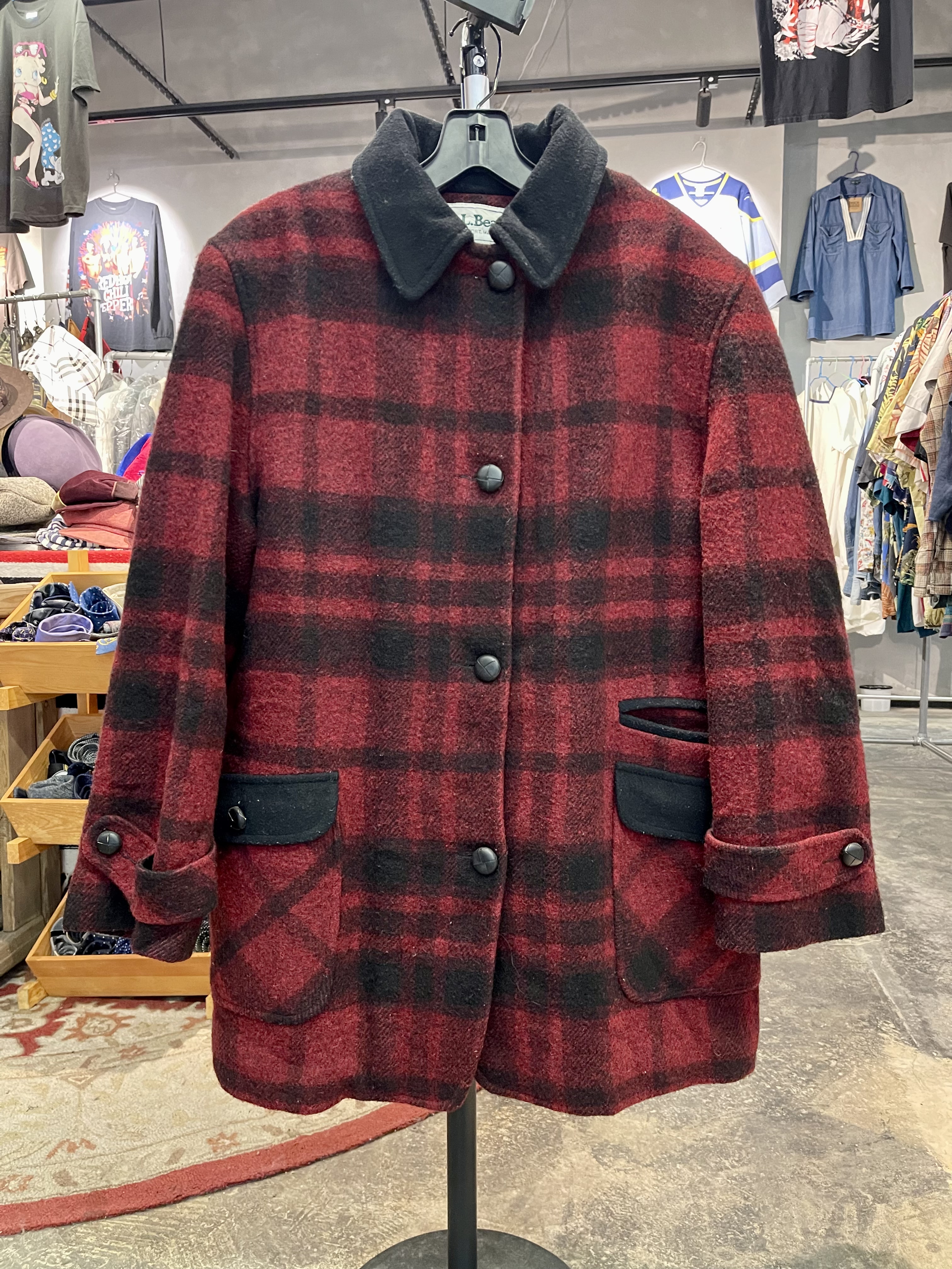 Vintage古着早期美产LLBean羊毛户外猎装外套夹克