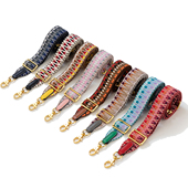 3.8可调节单肩斜挎带适用凯莉包伊芙琳包替换带编织布带宽肩带子