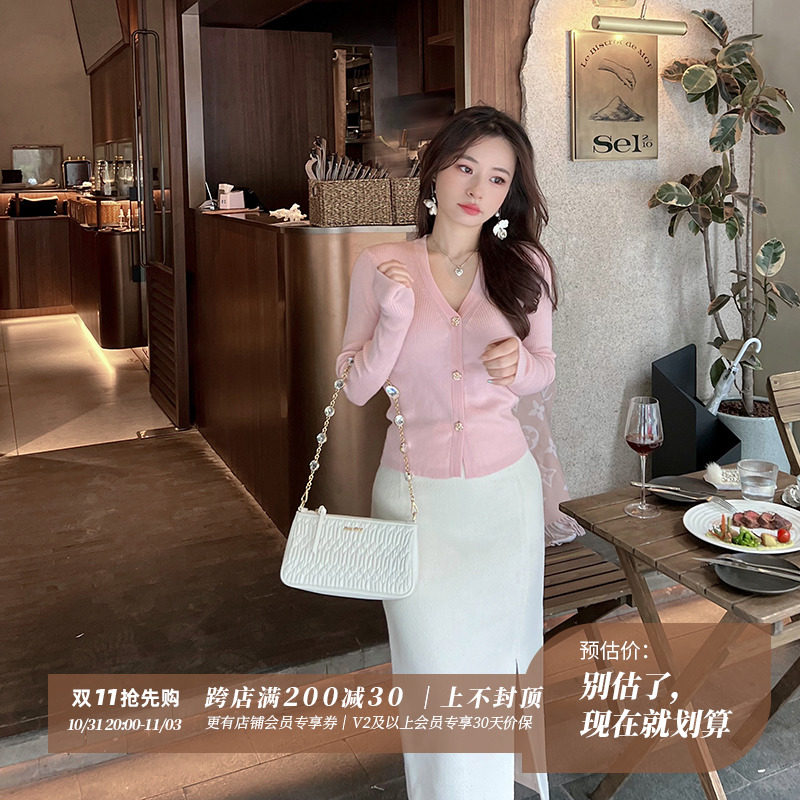 Mays◆经典开模山茶花！实穿可水洗～纯羊毛打底毛衣针织衫上衣女属于什么档次？