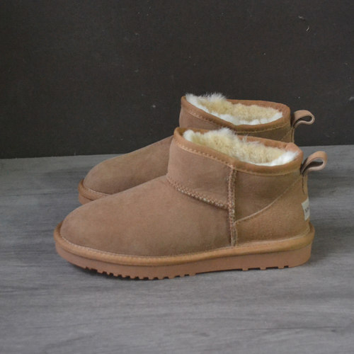 雪地靴冬季短靴保暖皮毛一体