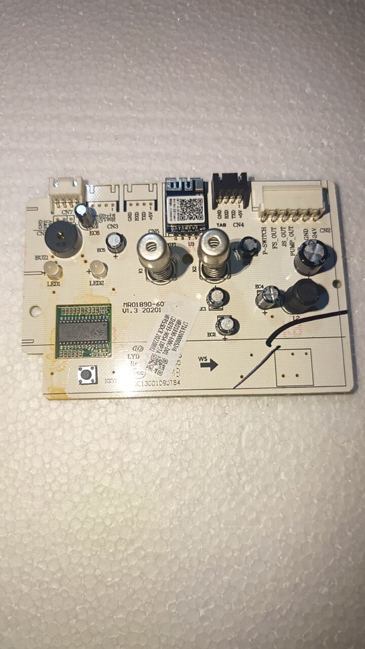 适用美的净水器显示板 MRO1890-600G 17163200005246按键控制板