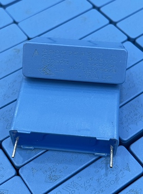 MKP安规电容器105M305VAC 1UF305VAC 1UF M 305VAC P27.5mm 蓝色