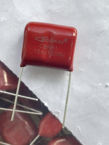 CBB81薄膜电容器科点154J1250V